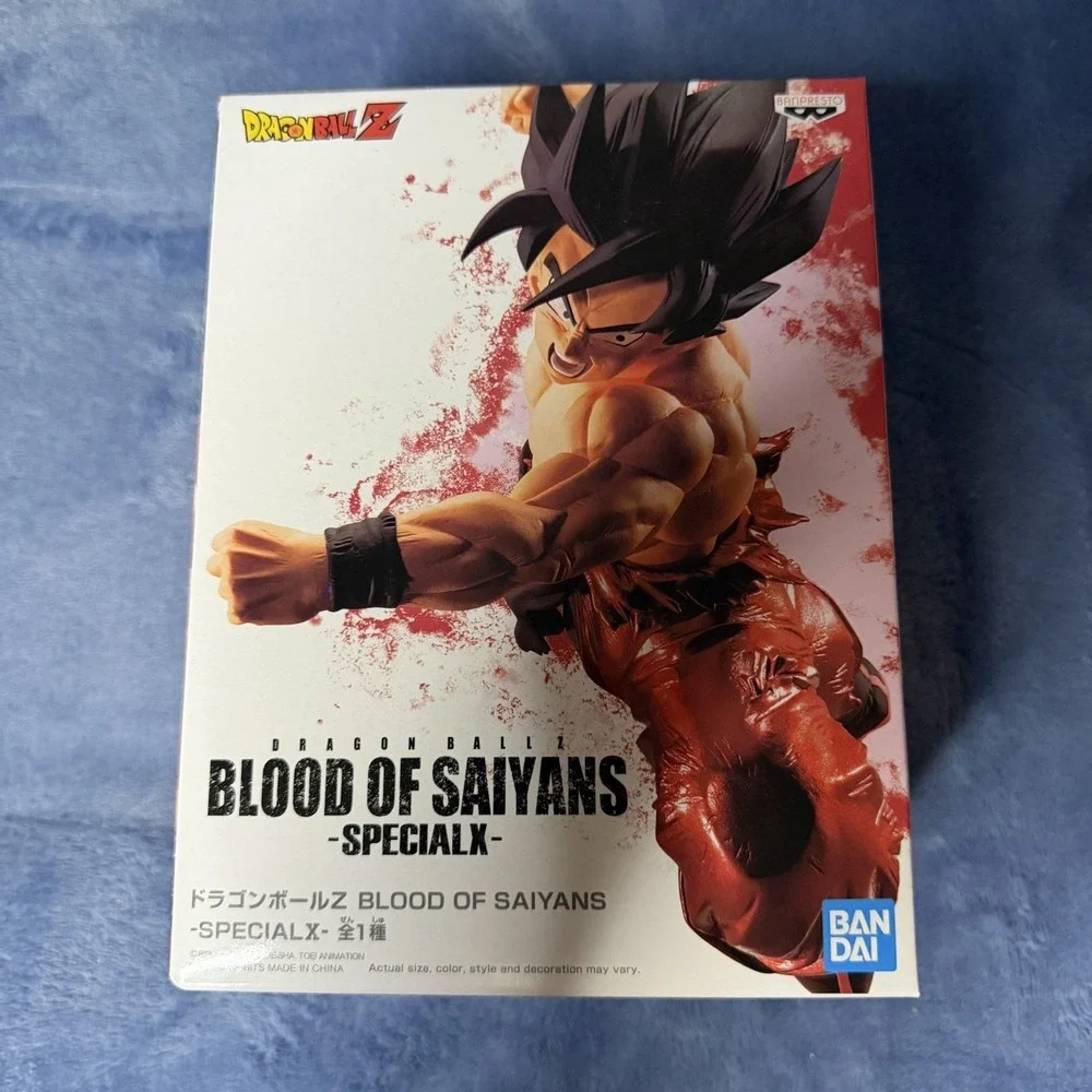New Special X Goku DRAGONBALL Z Blood‎ of Saiyans Figure (Official Banpresto)